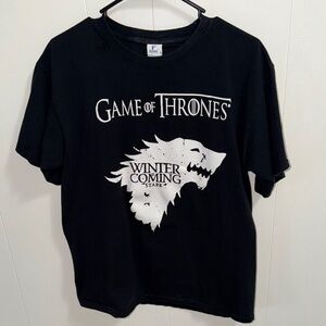 Game of Thrones Black T-Shirt YAZBEK SIZE LARGE